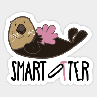 Smart Otter #1 Sticker